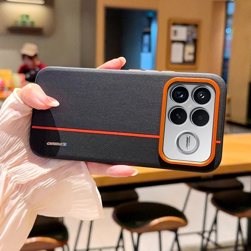 For Xiaomi POCO F8 Ultra Case Fashion Hard PU Leather Skin Protective Back Cover Case For Xiaomi POCO F8 Pro F8Ultra Phone Shell