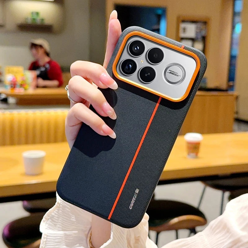 For Xiaomi POCO F8 Ultra Case Fashion Hard PU Leather Skin Protective Back Cover Case For Xiaomi POCO F8 Pro F8Ultra Phone Shell