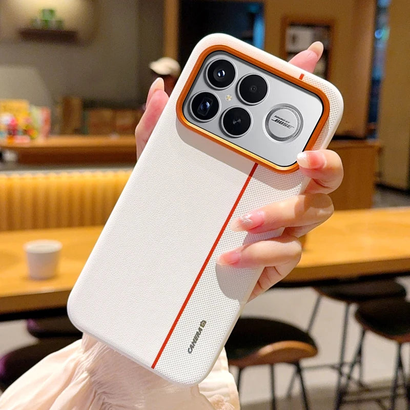 For Xiaomi POCO F8 Ultra Case Fashion Hard PU Leather Skin Protective Back Cover Case For Xiaomi POCO F8 Pro F8Ultra Phone Shell