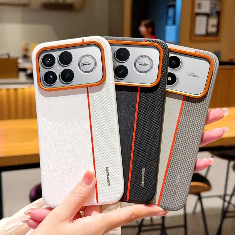 For Xiaomi POCO F8 Ultra Case Fashion Hard PU Leather Skin Protective Back Cover Case For Xiaomi POCO F8 Pro F8Ultra Phone Shell