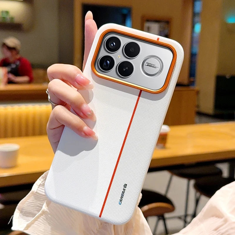 For Xiaomi POCO F8 Ultra Case Fashion Hard PU Leather Skin Protective Back Cover Case For Xiaomi POCO F8 Pro F8Ultra Phone Shell