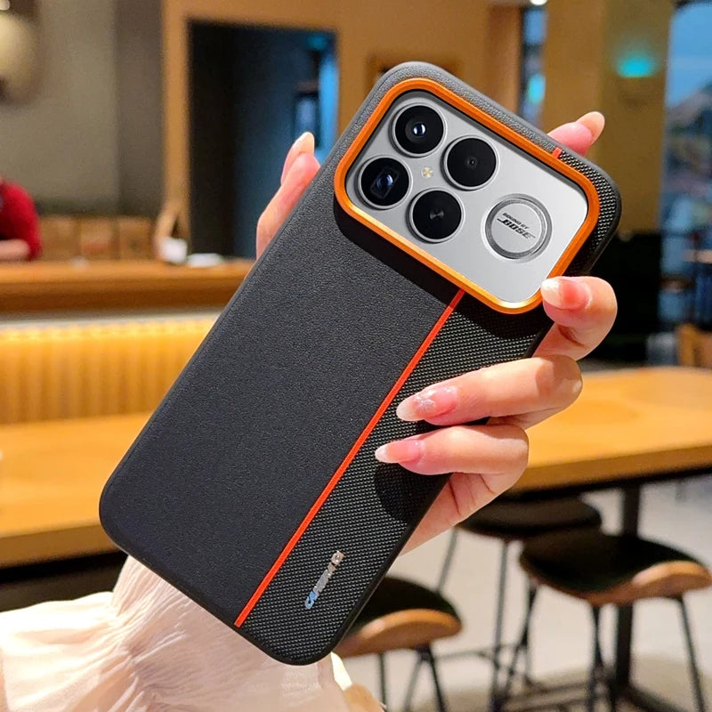 For Xiaomi POCO F8 Ultra Case Fashion Hard PU Leather Skin Protective Back Cover Case For Xiaomi POCO F8 Pro F8Ultra Phone Shell