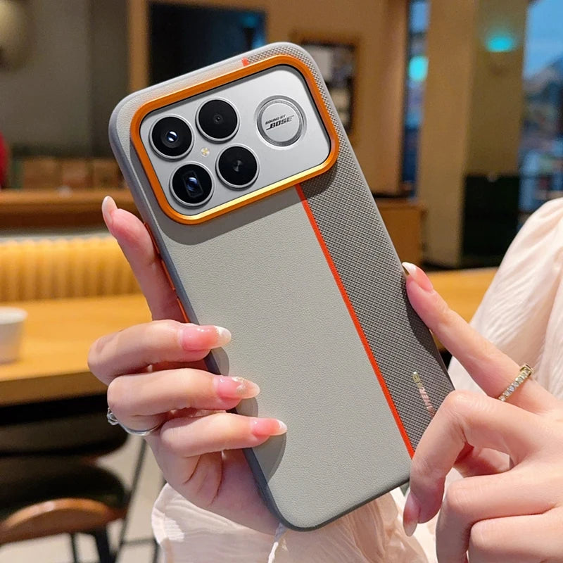 For Xiaomi POCO F8 Ultra Case Fashion Hard PU Leather Skin Protective Back Cover Case For Xiaomi POCO F8 Pro F8Ultra Phone Shell