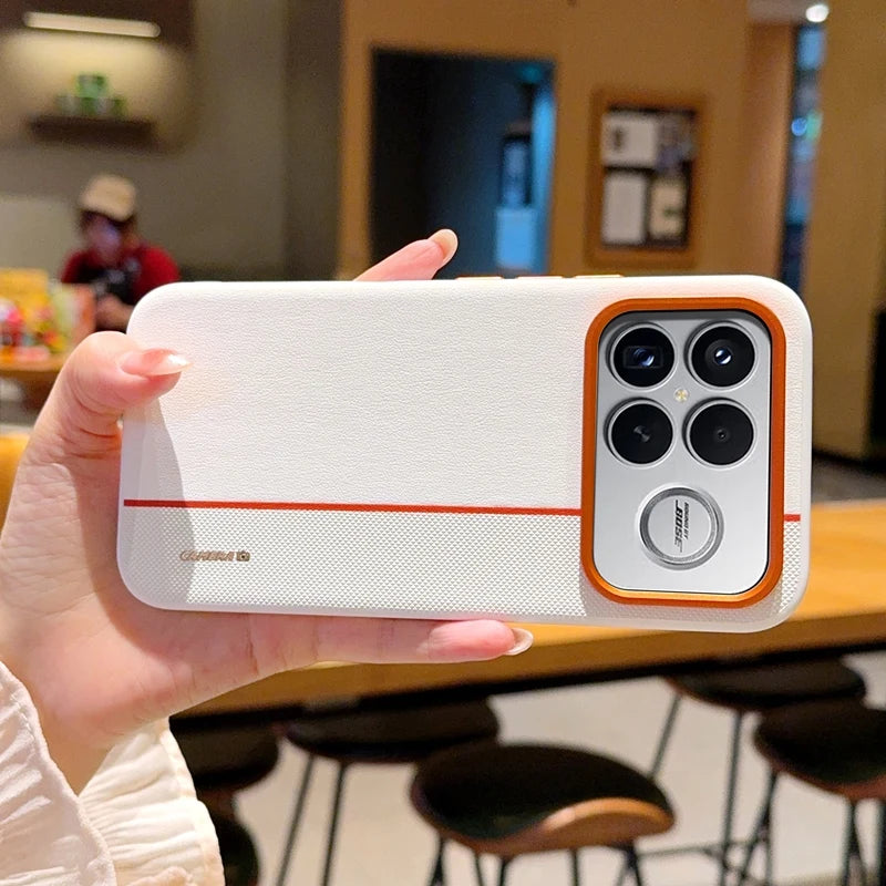 For Xiaomi POCO F8 Ultra Case Fashion Hard PU Leather Skin Protective Back Cover Case For Xiaomi POCO F8 Pro F8Ultra Phone Shell