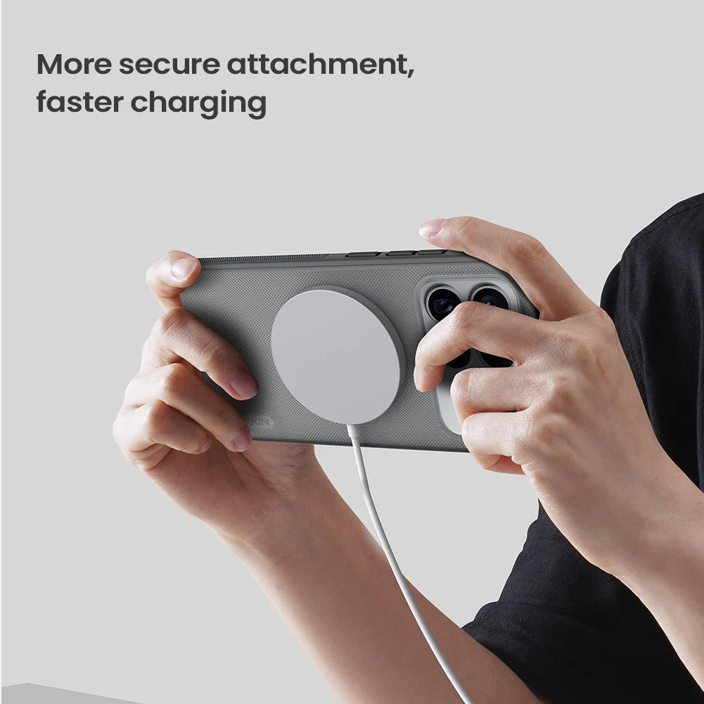 Nillkin For Xiaomi Poco F8 Ultra Case Magnetic Super Frosted Pro Magsafe Matte Full 360 Soft Frame Protection Back Cover