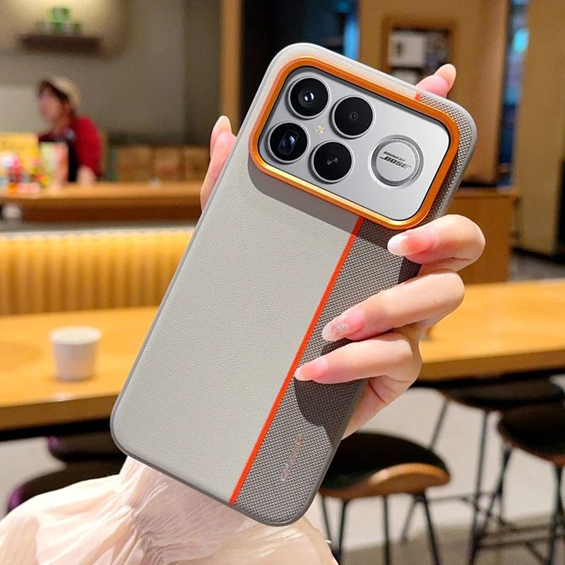 For Xiaomi POCO F8 Ultra Case Fashion Hard PU Leather Skin Protective Back Cover Case For Xiaomi POCO F8 Pro F8Ultra Phone Shell